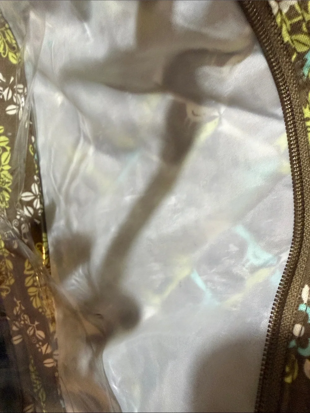 Vera Bradley Sittin' In A Tree Hanging Toiletry Bag Roll Up Travel Organizer